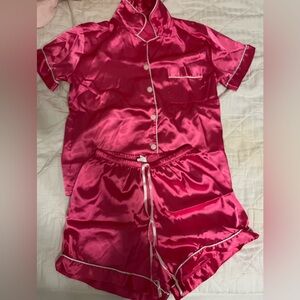 Pink pj set (S/M)